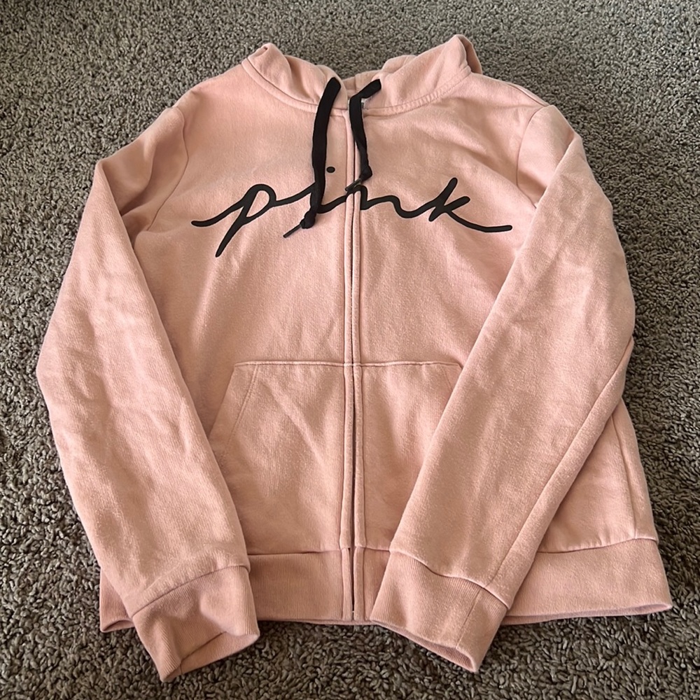 Victoria’s Secret Pink, zip up hoodie, size M